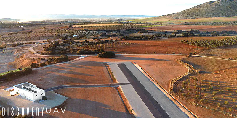 pista de vuelo drones