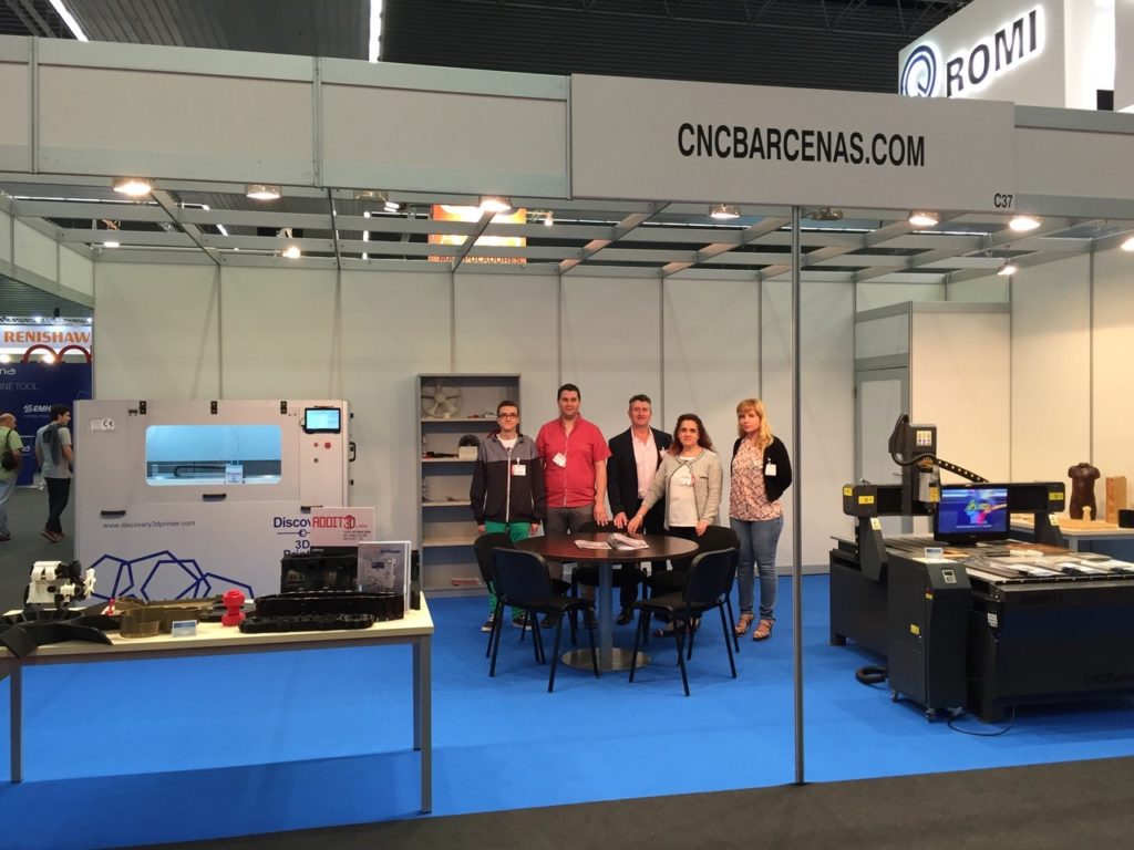 Equipo CNC Barcenas en BIEMH-ADDIT3D 2016