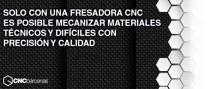 materiales técnicos y difíciles Fresadora CNC