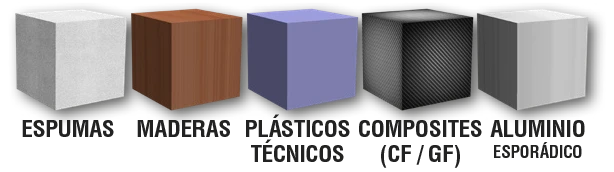 Centro de mecanizado 5 ejes Materiales 02