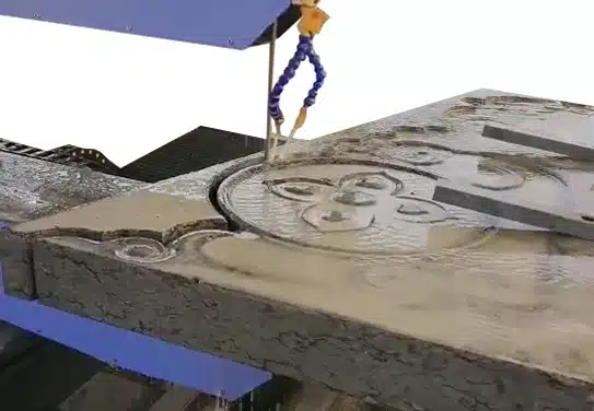 Cortadora Granito CNC Mediante Hilo Diamantado detalle 03