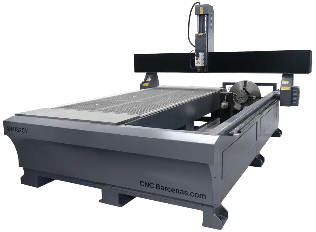 Fresadora CNC con torno mecanizado 360 CNC Barcenas