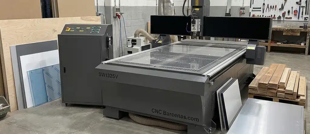 materiales madera plastico aluminio fresadora cnc barcenas