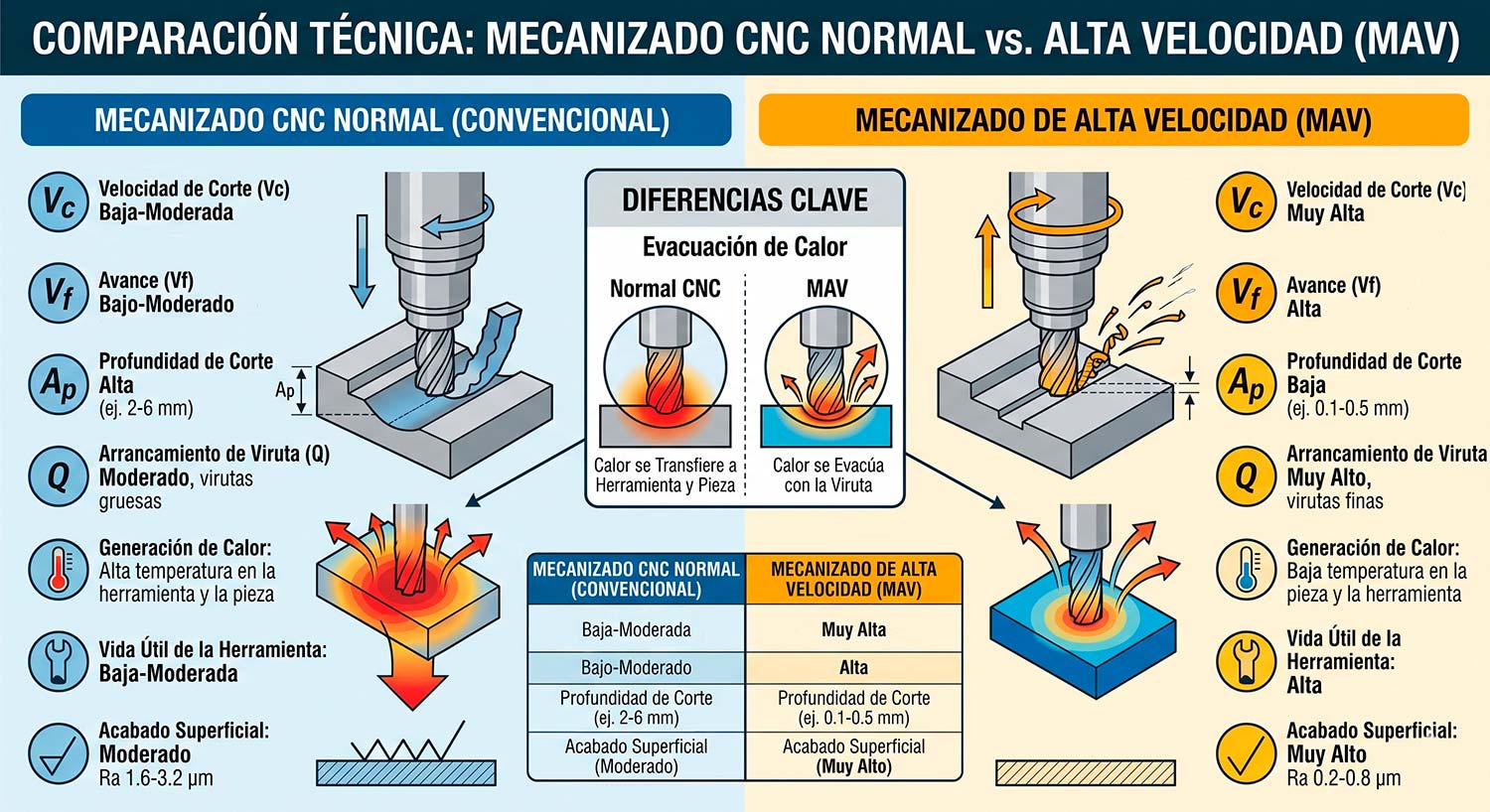 mecanizado alta velocidad